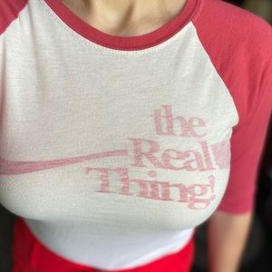 Vintage baseball tee